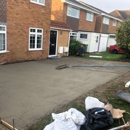 Imprinted concrete driveway billericay 02