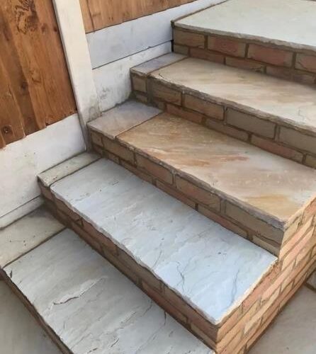 sandstone patio steps thurrock 05