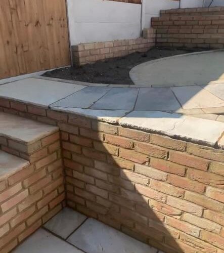 sandstone patio steps thurrock 06