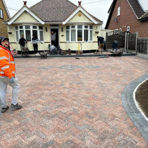 wickford block paving driveway 14