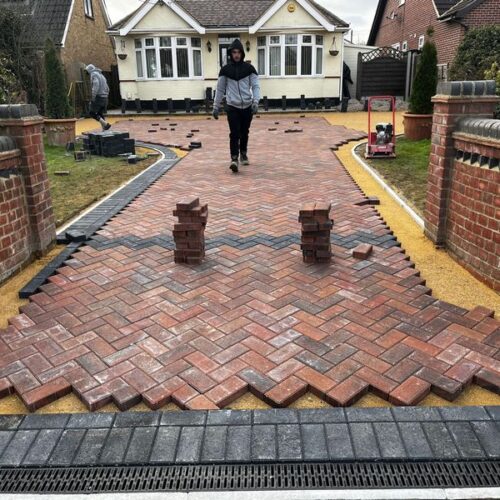 wickford block paving driveway 18