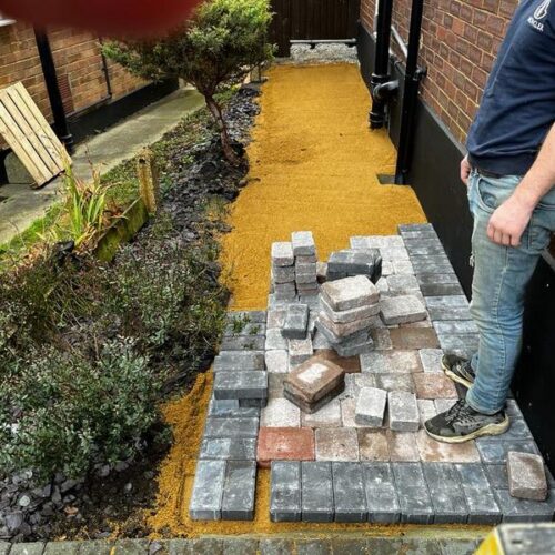 block paving driveway drain essex 04