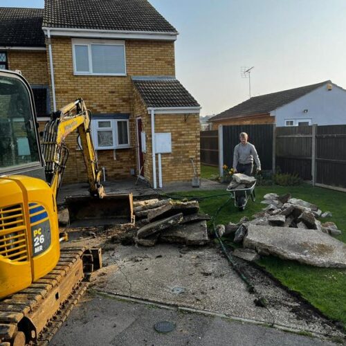 corringham semi detached house driveway 01